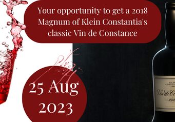 Award winning 2018 Vin De Constance to go on auction in aid of sea rescue