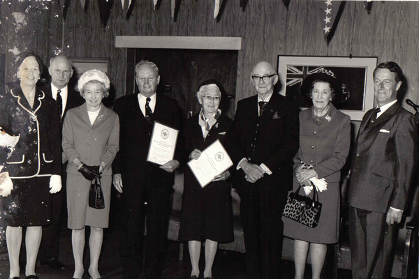 John Payne Patti Price with State President
