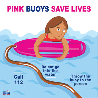 Pink Buoys Save Lives