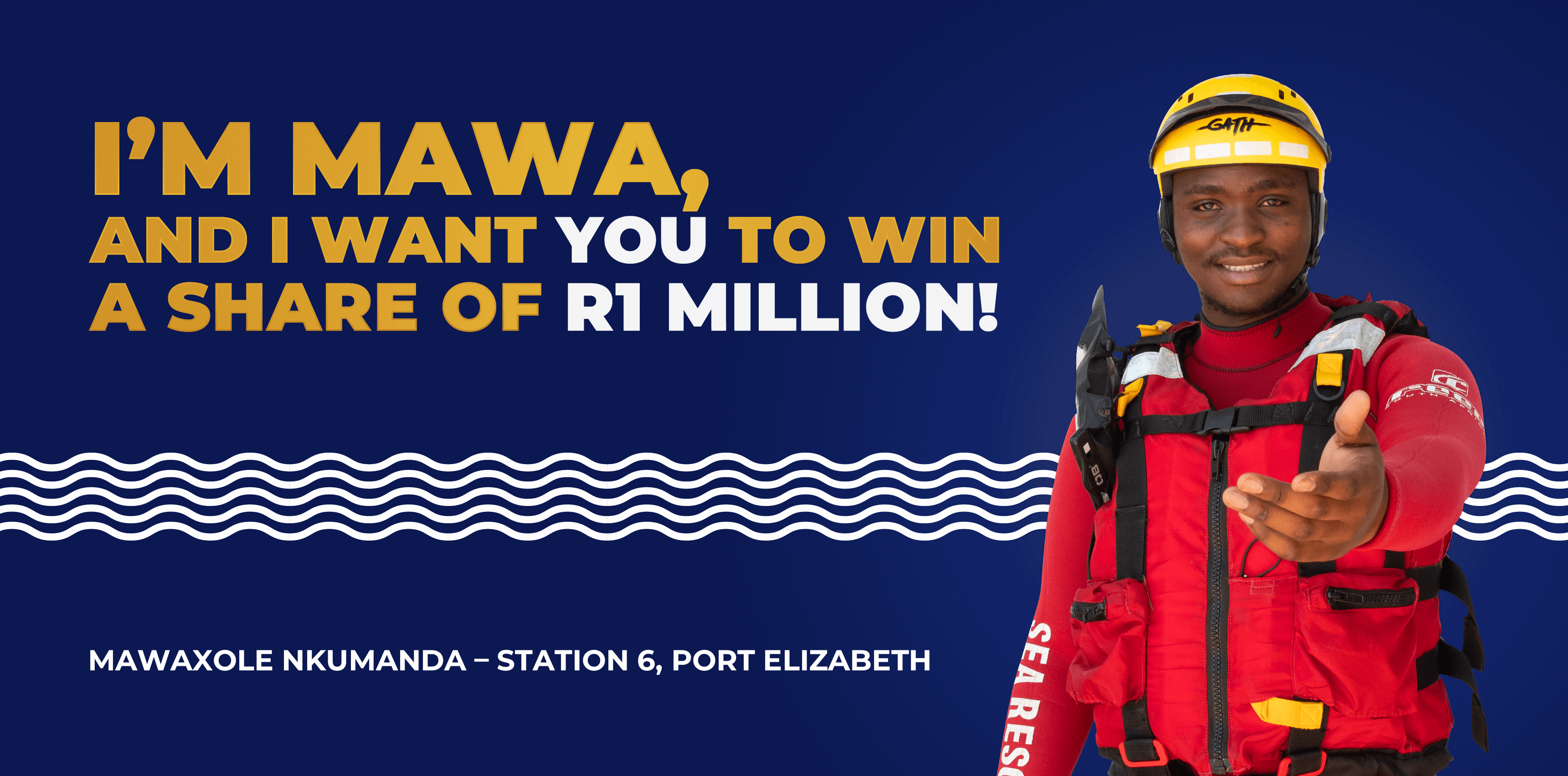 I'M MAWA,AND I WANT YOU TO WIN A SHARE OF R1 MILLION!