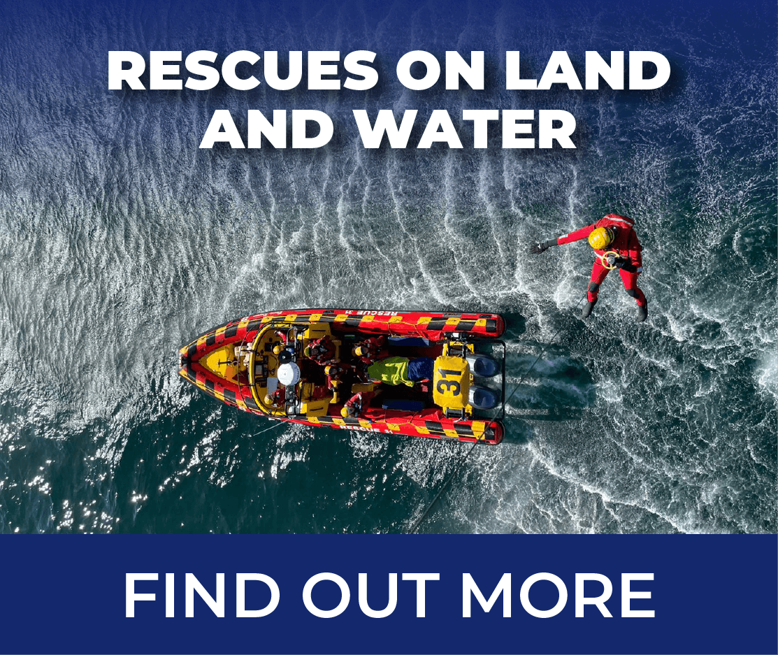 RESCUES ON LAND AND WATER